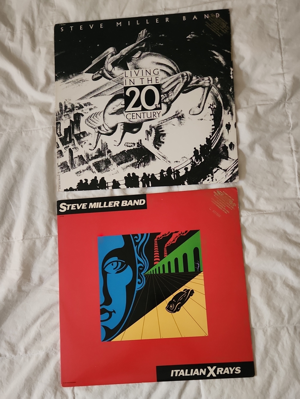 Steve Miller- Italian X-Rays (Red) & Living in the 20th Century Vinyl Records